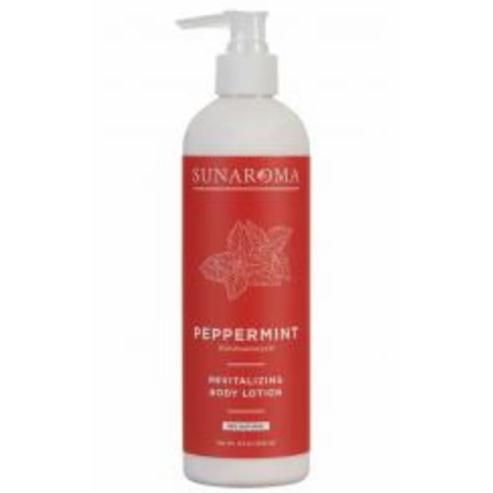 Sunaroma Sunaroma Peppermint Revitalizing Body Lotion Pump, 11.5oz Lotion & Moisturizer
