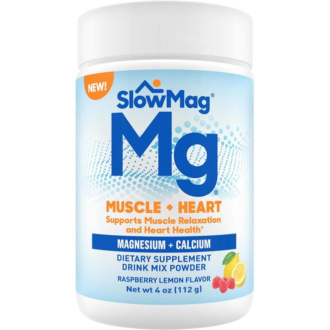 SlowMag SlowMag Muscle + Heart Supplement (Raspberry Lemon - 4 oz) Vitamins & Supplements