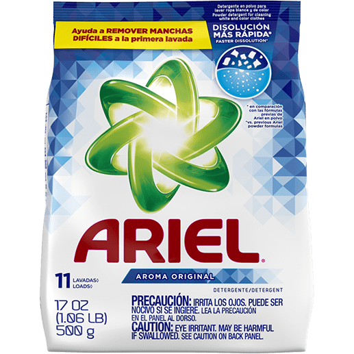 Ariel Laundry Detergent Powder, Original 11 Ld 500Gm - Case - 24 Units