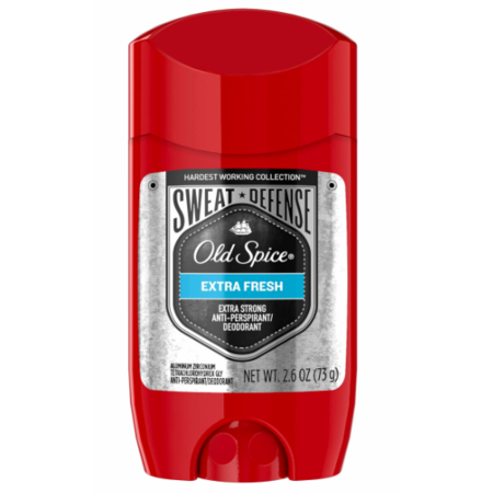 Old Spice Old Spice Hardest Working Collection Odor Blocker Extra Fresh Antiperspirant And Deodorant - 2.6oz Deodorant Firebrick