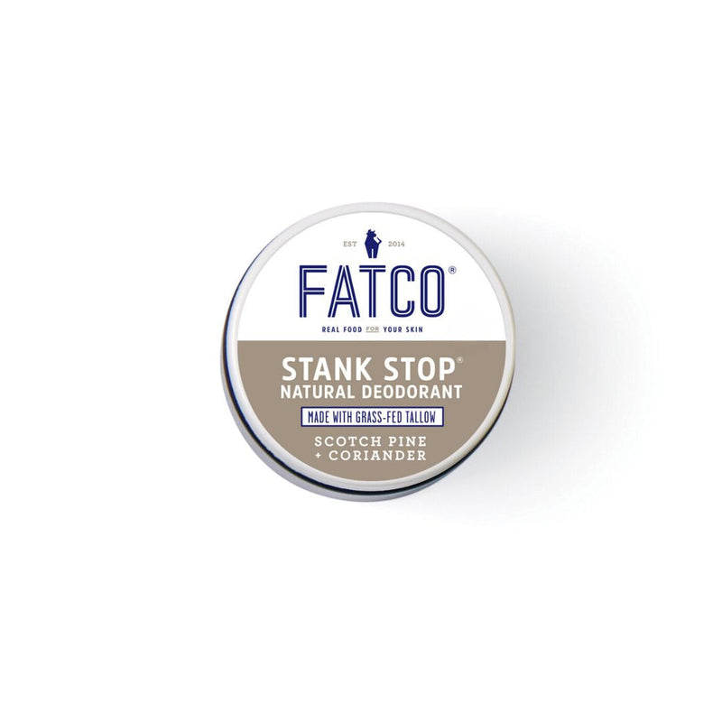 FATCO Skincare Products Stank Stop Cream Deodorant, Scotch Pine+Coriander, 1 Oz