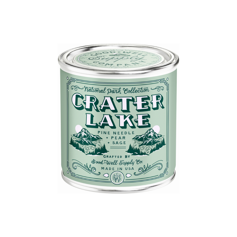 Good & Well Supply Co Crater Lake National Park Candle Candles
