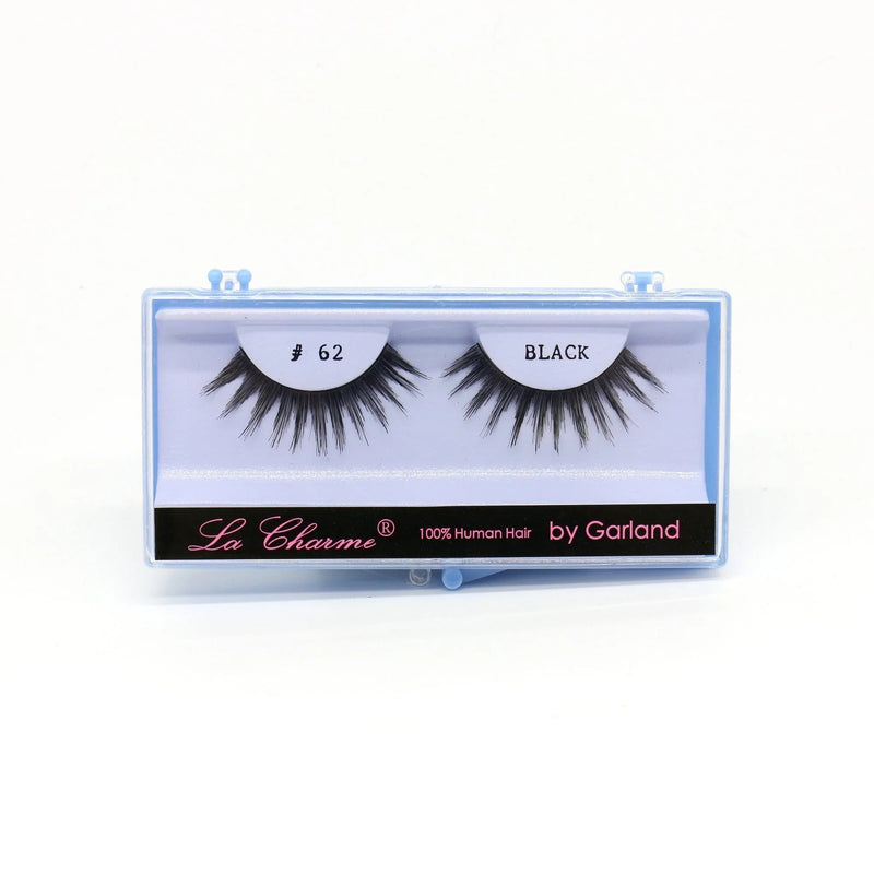 Mill's Beauty Supply Blue Case - Human Hair Eyelash - #62 False Eyelashes