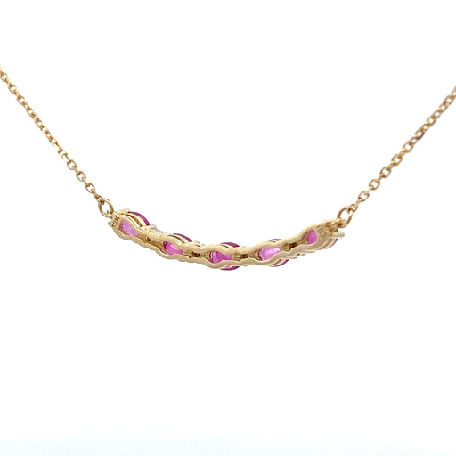 Bids.com .73ct Ruby Diamond Fashion Pendants 10KT Yellow Gold Pendants