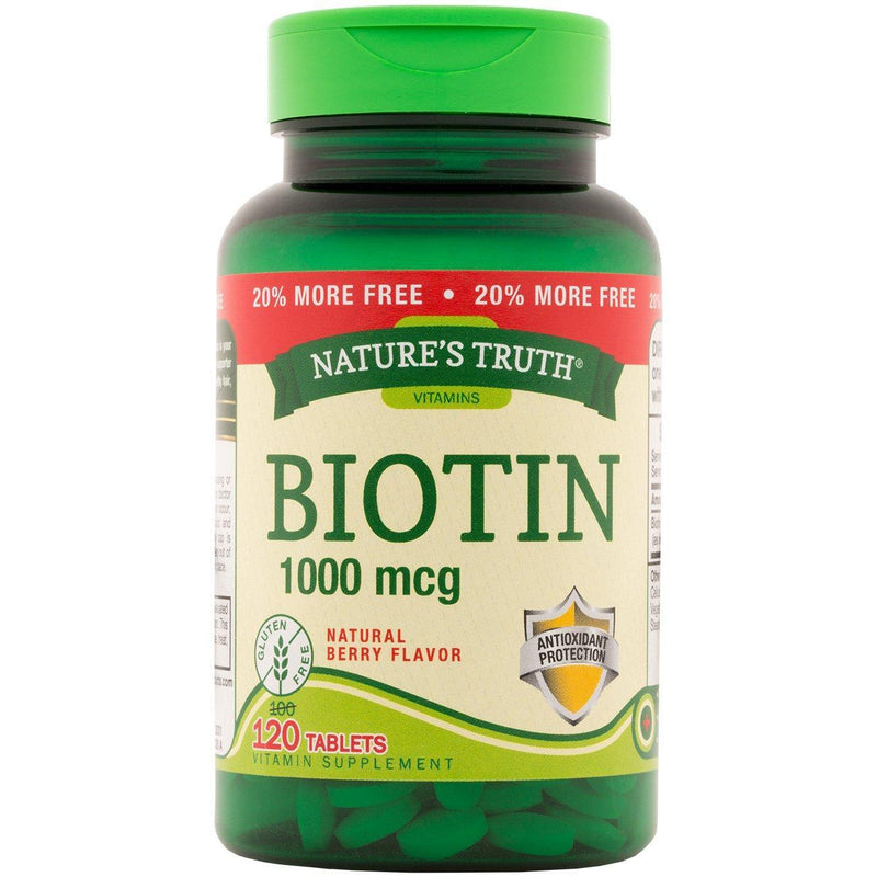 Nature's Truth Nature's Truth Biotin, 1000 Mcg, Tablets Vitamins & Supplements