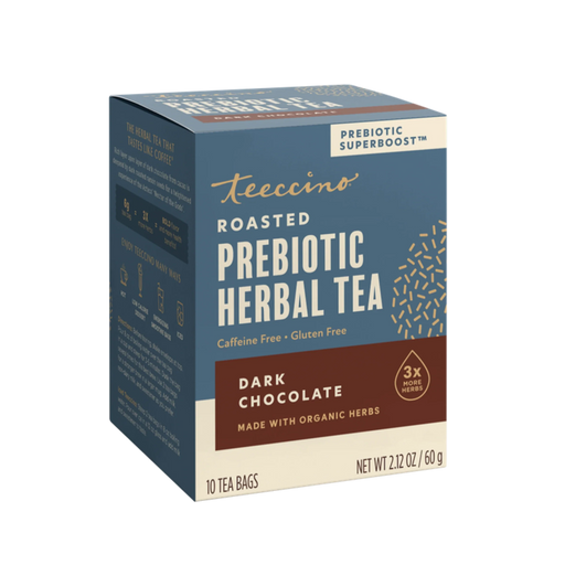 Teeccino Dark Chocolate Prebiotic SuperBoost Herbal Tea Herbal Tea