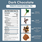 Teeccino Dark Chocolate Prebiotic SuperBoost Herbal Tea Herbal Tea
