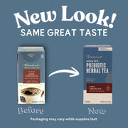 Teeccino Dark Chocolate Prebiotic SuperBoost Herbal Tea Herbal Tea
