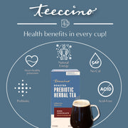 Teeccino Dark Chocolate Prebiotic SuperBoost Herbal Tea Herbal Tea