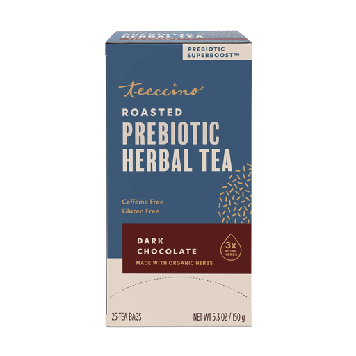 Teeccino Dark Chocolate Prebiotic SuperBoost Herbal Tea Herbal Tea