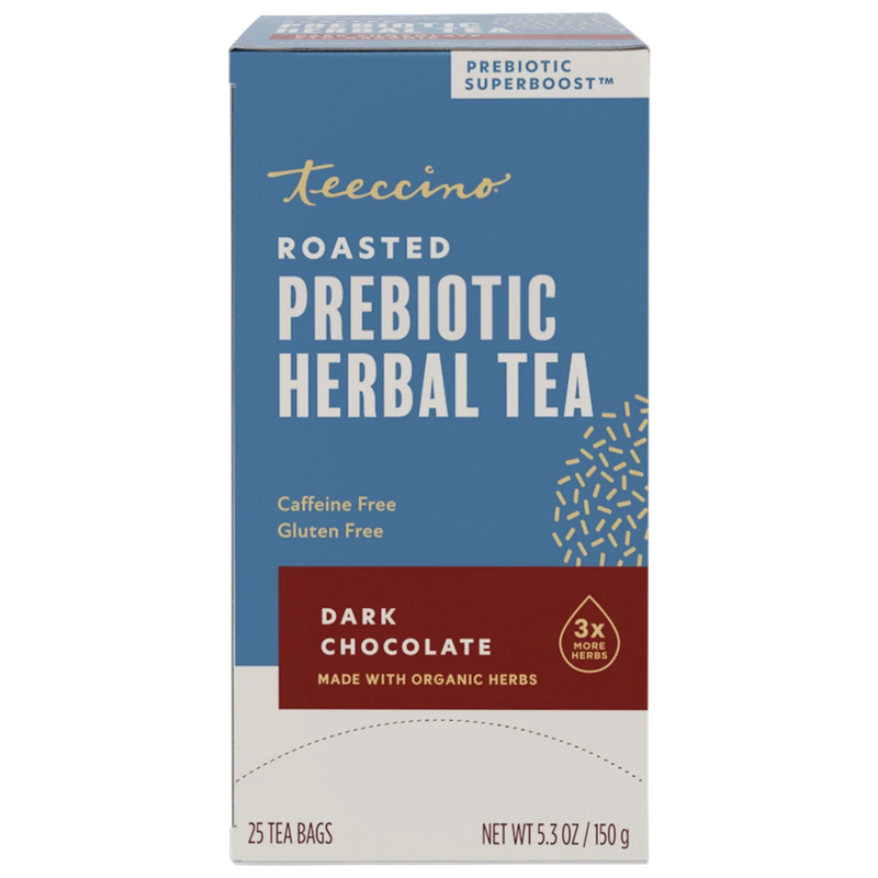 Teeccino Dark Chocolate Prebiotic SuperBoost Herbal Tea Herbal Tea
