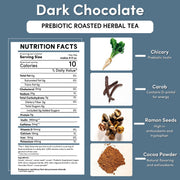 Teeccino Dark Chocolate Prebiotic SuperBoost Herbal Tea Herbal Tea