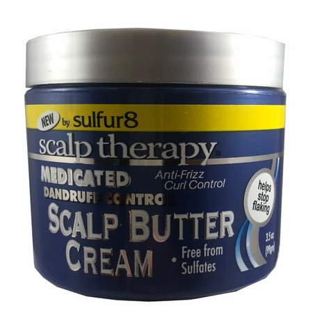Sulfur 8 Sulfur 8 Medicated Dandruff Control Scalp Butter Cream 3.5 Oz Hair Care