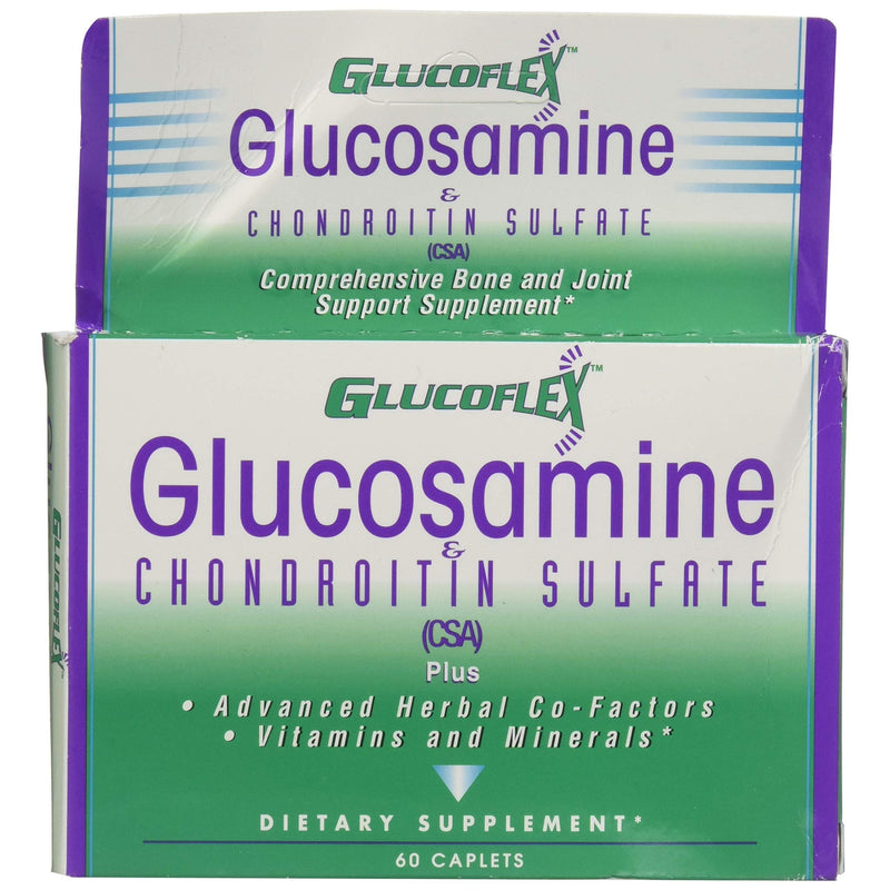 Glucoflex Glucoflex® Glucosamine & Chondroitin Sulfate – 60 Caplets Vitamins & Supplements