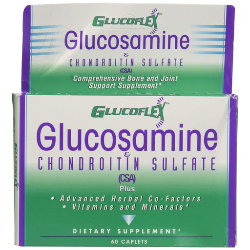 Glucoflex Glucoflex Glucosamine & Chondriotin Sulfate 60 Caplets Vitamins & Supplements