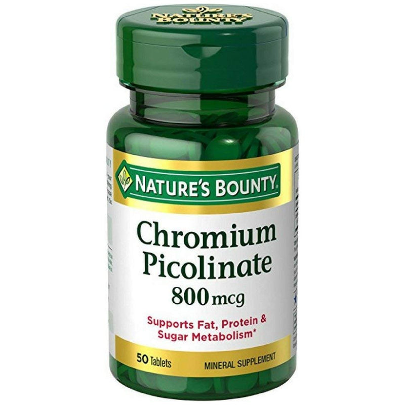 Nature's Bounty Nature's Bounty Mega Chromium Picolinate 800 Mcg Tablets Vitamins & Supplements