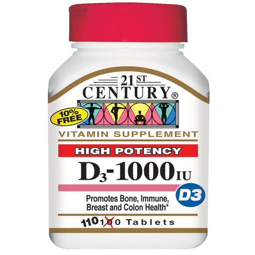 21st Century 21st Century Vitamin D 1000IU Tablets Vitamins & Supplements