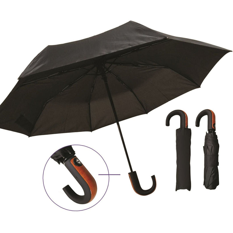 0 Umbrella-mini-auto Open/close- Black Umbrella Sleeves & Cases