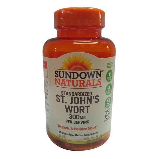Sundown Sundown Naturals, Feeling Positive, St. John's Wort, 300 Mg, 150 Capsules Vitamins & Supplements