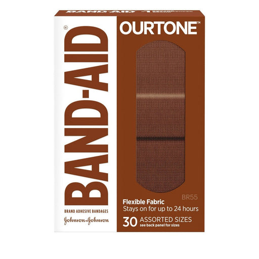 Band-Aid Band-Aid Brand OURTONE Flexible Fabric Bandages – 30 Count Medical Tape & Bandages