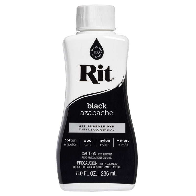Rit Rit All Purpose Liquid Dye - Black, 8 Oz Shoe Treatments & Dyes White Smoke