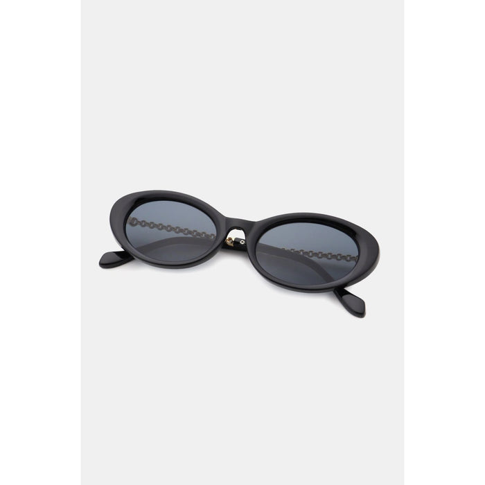 Polycarbonate Frame Cat-Eye Sunglasses