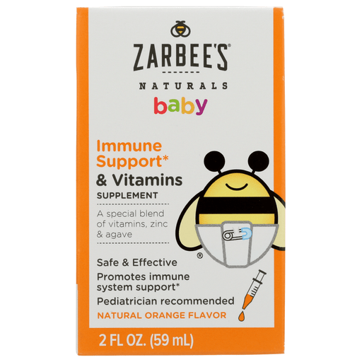 Zarbee's Zarbee's Naturals Baby Immune Support & Vitamins - Orange Flavor - 2 Fl Oz Vitamins & Supplements