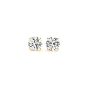 Bids.com 1 1/2 cttw Certified IGI Lab Grown Round Diamond Stud Earrings 14k Yellow Gold (G/VS2) Earrings