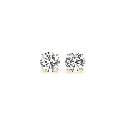 Bids.com 1 1/2 cttw Certified IGI Lab Grown Round Diamond Stud Earrings 14k Yellow Gold (G/VS2) Earrings