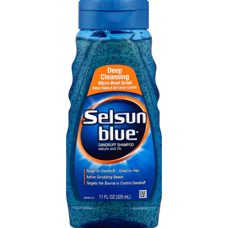 Selsun Blue Selsun Blue Deep Cleansing Micro-Bead Scrub Dandruff Shampoo Shampoo White Smoke