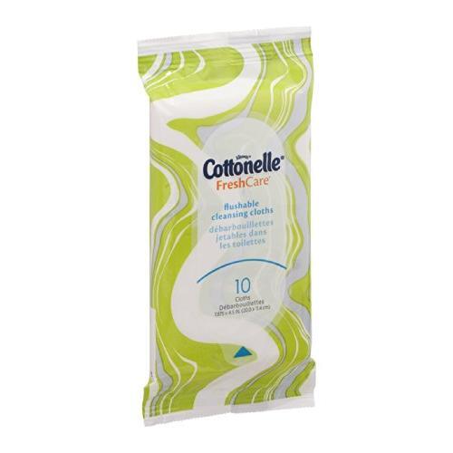 Cottonelle Cottonelle Fresh Care Flushable Cleansing Cloths Travel Pack Personal Care White Smoke