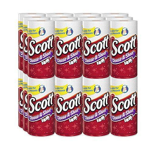 Scott Scott Paper Towels Choose A Sheet, White, 1 Mega Roll Paper Towels Light Gray