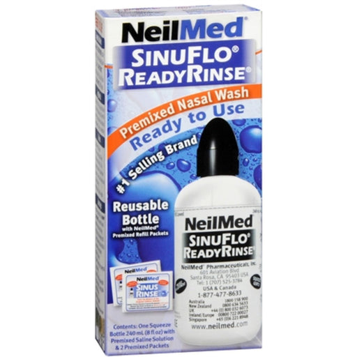 NeilMed NeilMed Sinuflo Ready Rinse Premixed Nasal Wash Kit Health & Beauty