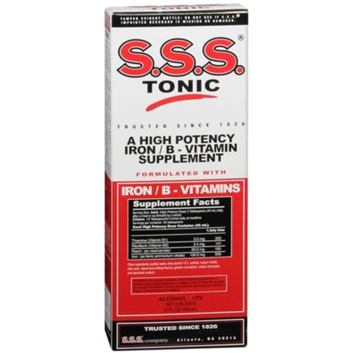 SSS Tonic SSS Tonic High Potency Iron/B Vitamin Supplement 10 Oz Vitamins & Supplements