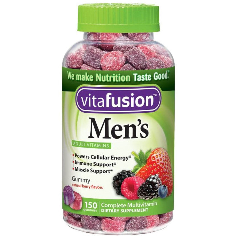 Vitafusion Vitafusion Men's Multivitamin Gummies, Daily Health & Energy Metabolism Support, Fruit Flavors, 150 Count Vitamins & Supplements