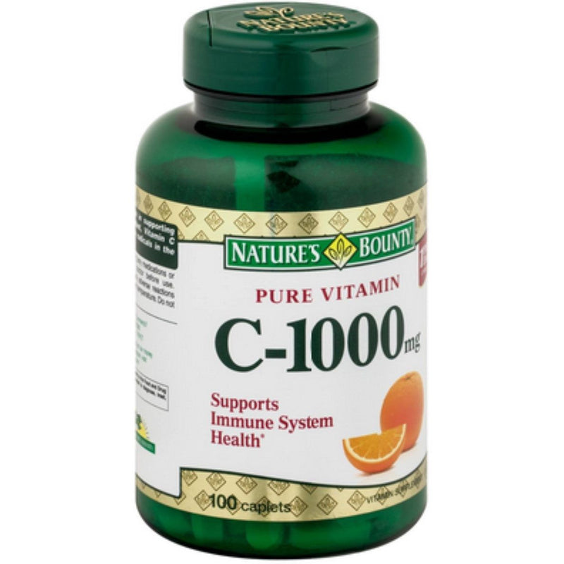 Nature's Bounty Nature's Bounty Vitamin C 1000 Mg Immune Health Caplets Vitamins & Supplements White Smoke