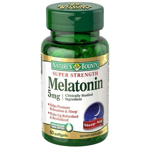 Nature's Bounty Nature's Bounty Sleep Health Melatonin Rapid Release Softgels, 5 Mg Vitamins & Supplements