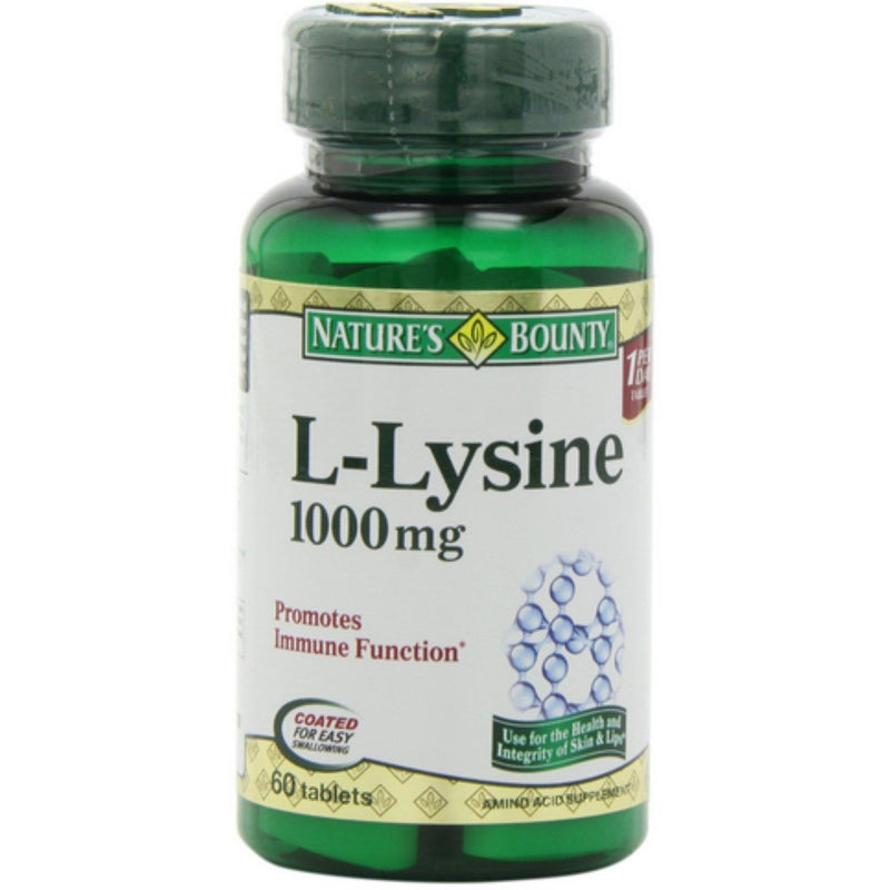 Nature's Bounty Nature's Bounty L Lysine, 1000 Mg, Coated Tablets Vitamins & Supplements