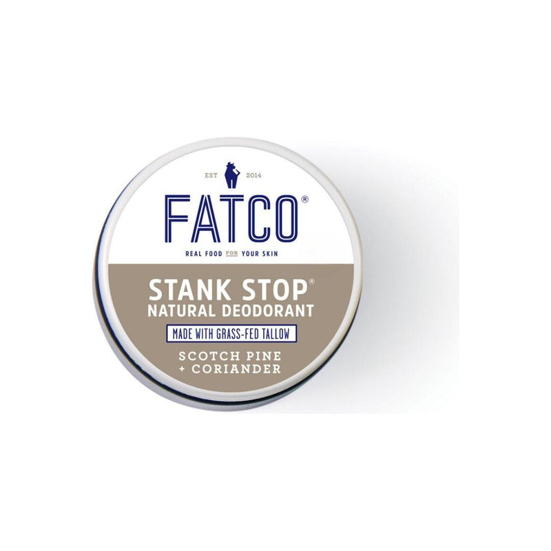 FATCO Skincare Products Stank Stop Cream Deodorant, Scotch Pine+Coriander, 2 Oz