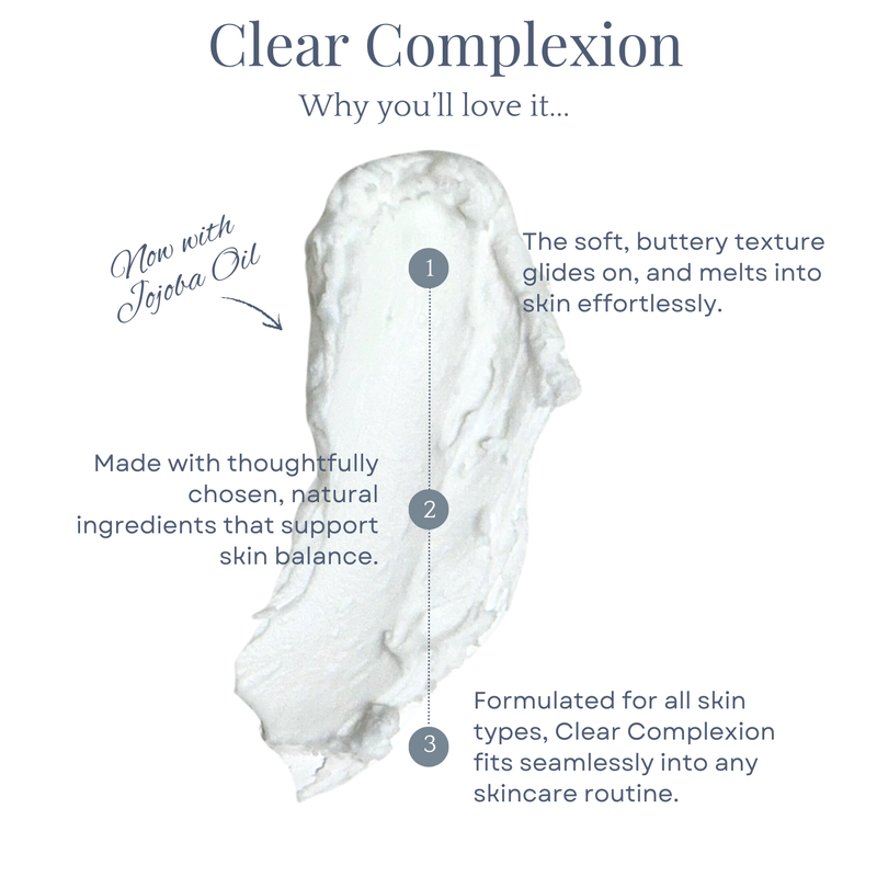 Clara & Fritz Tallow Shop Clear Complexion Whipped Tallow Facial Moisturizer Lotion & Moisturizer
