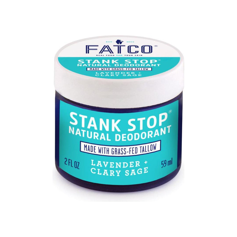 FATCO Skincare Products Stank Stop Cream Deodorant, Lavender+Sage, 2 Oz