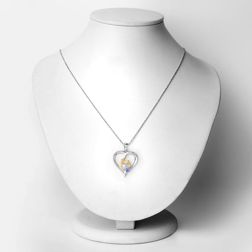 Bids.com 0.45 Carat Genuine Tanzanite .925 Sterling Silver Pendant Pendants