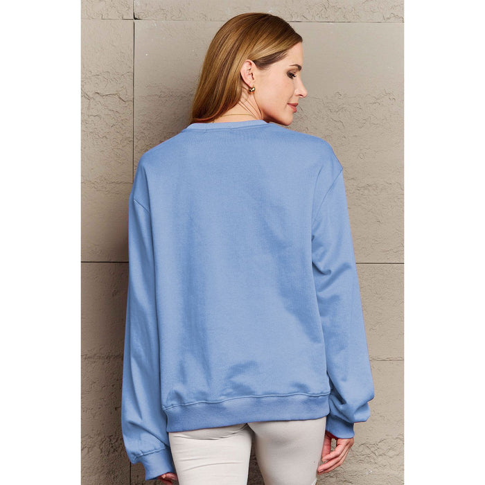 Simply Love YEEHAW Graphic Round Neck Sweatshirt