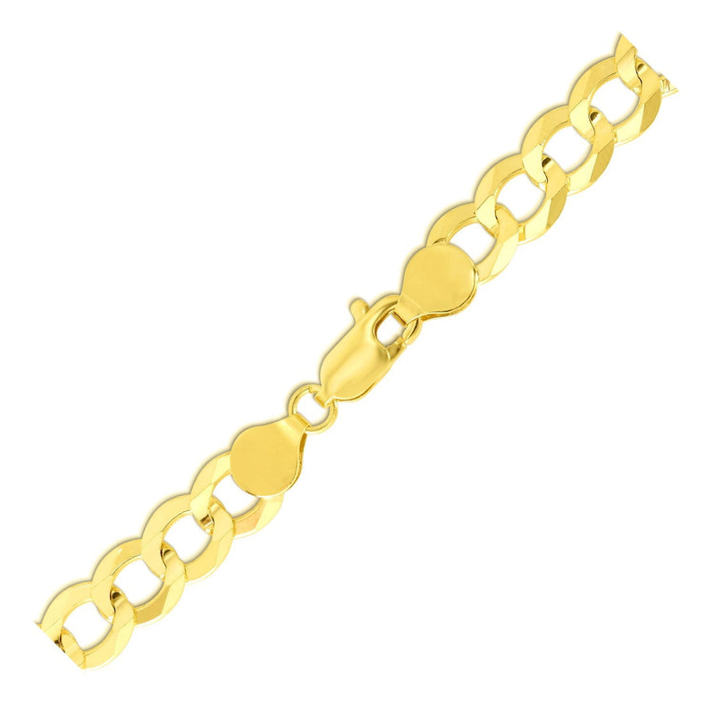 Bids.com 7.0mm 10k Yellow Gold Curb Bracelet Bracelets