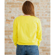 Sunflower Motherhood Smiley Mama Knows Best Sweatshirt Clothing