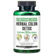 SiberianGreen.com Siberian Green Herbal Colon Detox - 90 Capsules Herbs White Smoke