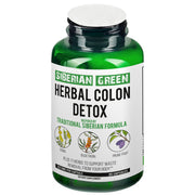 SiberianGreen.com Siberian Green Herbal Colon Detox - 90 Capsules Herbs White Smoke