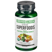 SiberianGreen.com 28 Organic Superfood Tablets – Essential Greens, Fruits & Veggies Herbs White Smoke