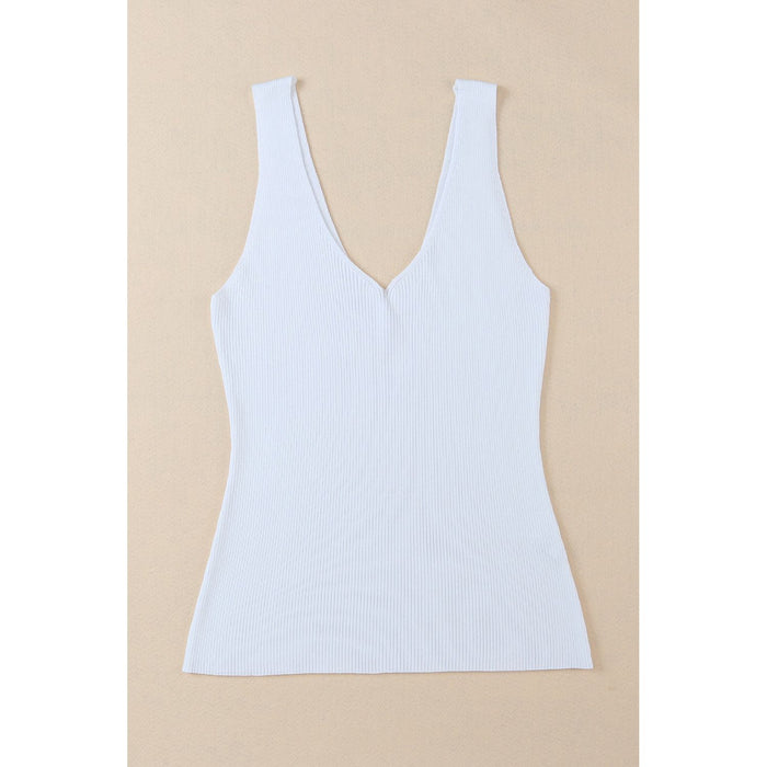 V-Neck Wide Strap Tank