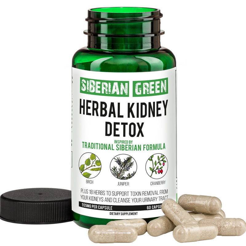 SiberianGreen.com Herbal Sugar Support Siberian Green 60 Caps - Yarrow Guggul Licorice Herbs White Smoke